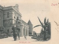 Kaptol 1899. godine. Nadbiskupski dvor